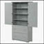 Armoire de salle de bain autoportante polyvalente avec plusieurs caractéristiques pour un rangement optimal