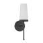 Applique murale en métal noir mat-86792467