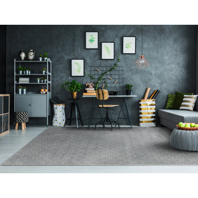Tapis gris foncé Malave
