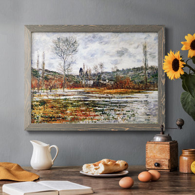Vetheuil, Meadow Under The Water, 1881, reproduction d'art sur toile