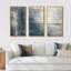 «Grey Abstract Pattern», peinture sur toile flottante 3 pièces-188556644-188556651