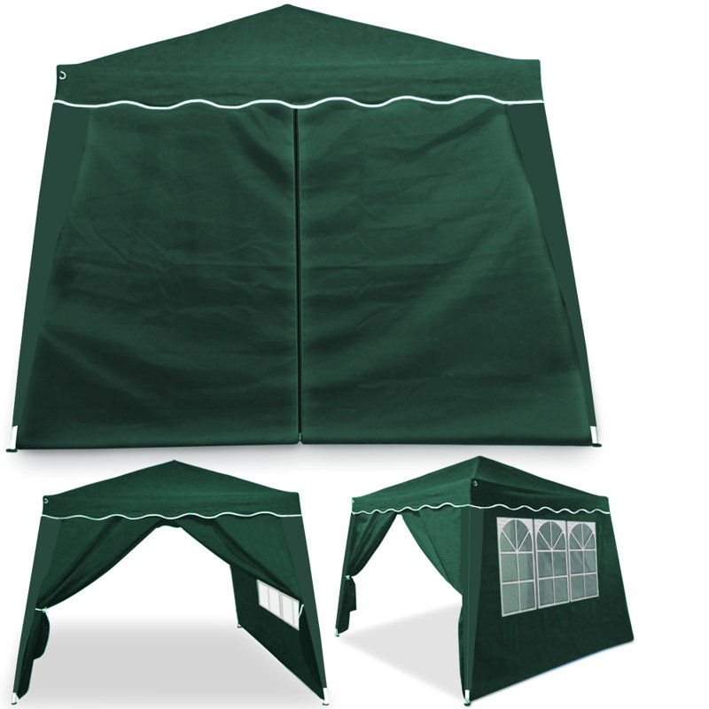 Darla Fabric Side Wall for Gazebo, Green