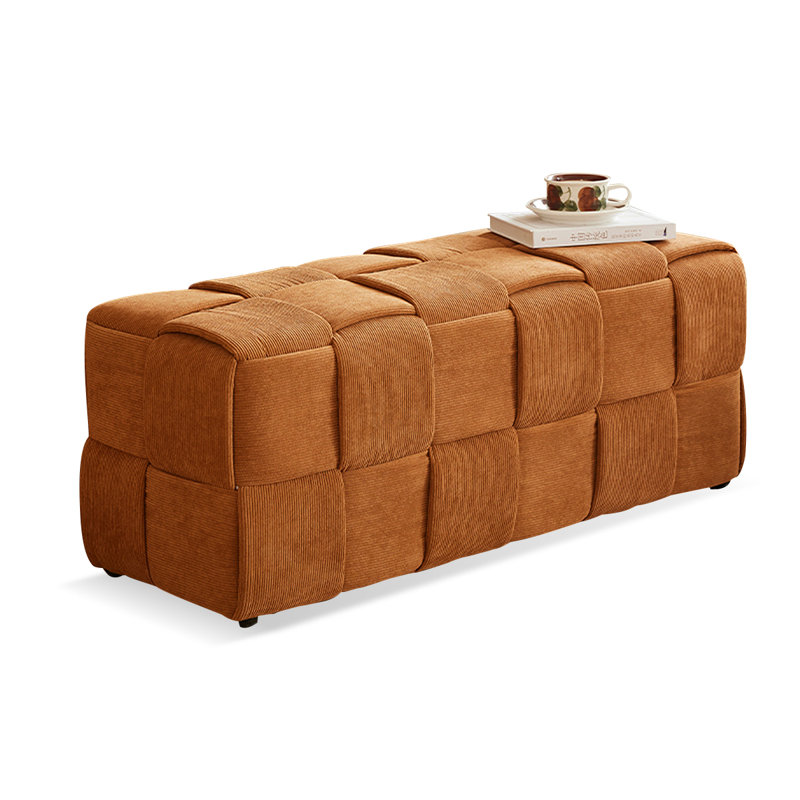 Banc avec revêtement, Orange