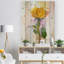 « rose avec feuilles vertes painting », peinture-1804642465-1804642477