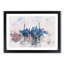 View Of Shanghai In China Watercolour - Framed Print-56882385-56882388