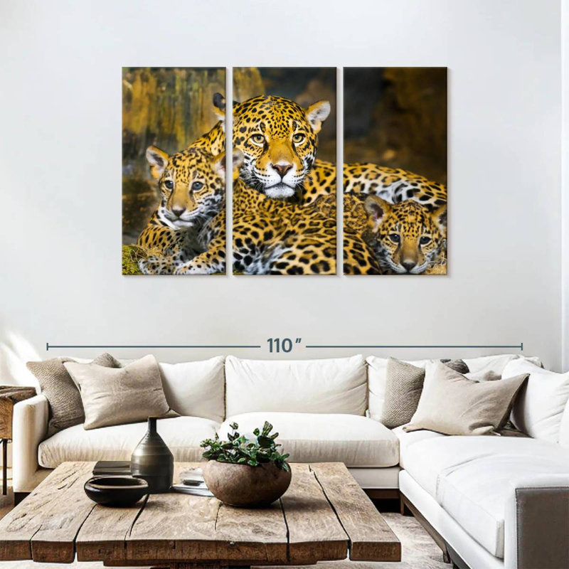 Baby Jaguar, 48" H x 74" W