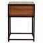 Chilmark 35cm W Metal Bedside Table