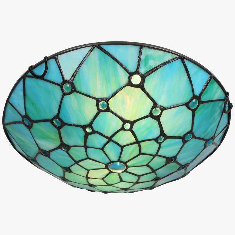 Tiffany Glass Flush Mount