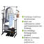 89.5cm Adjustable Rolling Clothing Rack