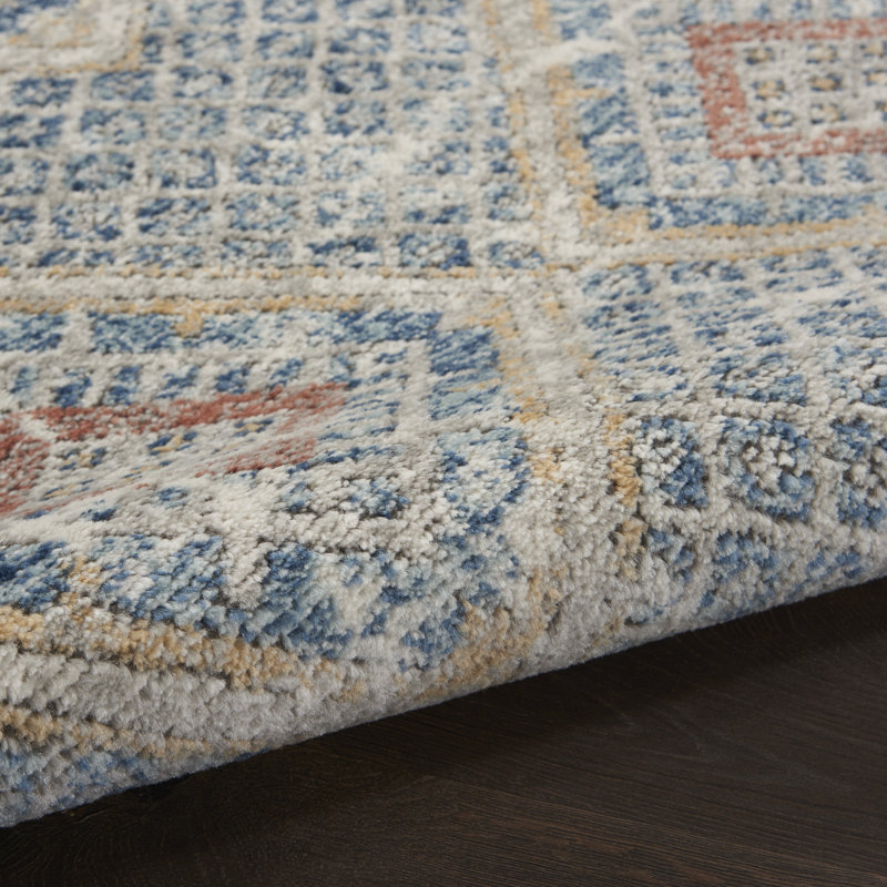Tapis beige Freeda, Tapis de couloir 2 pi 2 po x 10 pi