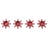 Festive Finds Tealight Holder Snowflake Set of 4 0.6x4.13x4.13-1094178622