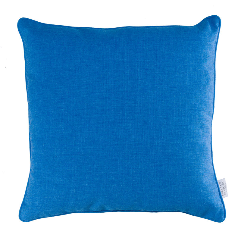Housse de coussin Lillian August, H 20 po x l 20 po, Bleu parisien