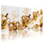 Golden Holiday, chocolat chaud avec guimauves et bâtons de cannelle, impression sur toile tendue de Noël (ensemble de 3)-668389333