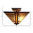 Jankowski Glass Semi Flush Mount