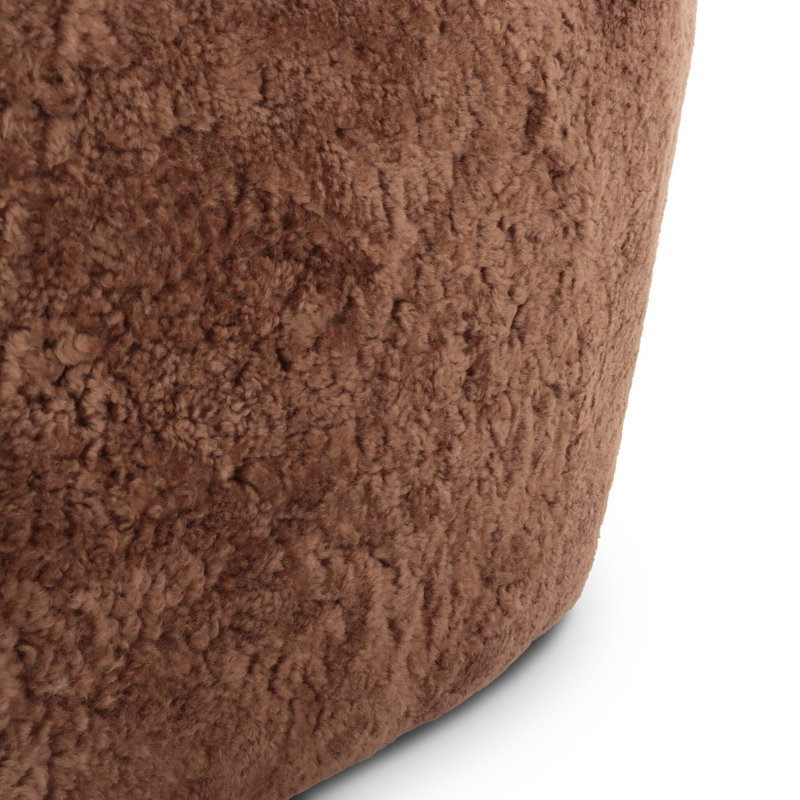 Amelie Chair-Beige Shearling, Amber Shearling