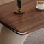 Bureau à 3 tiroirs brun noyer + blanc massif + bois manufacturé-2097471497-2097471510