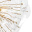 Poppy Glass Semi Flush Mount