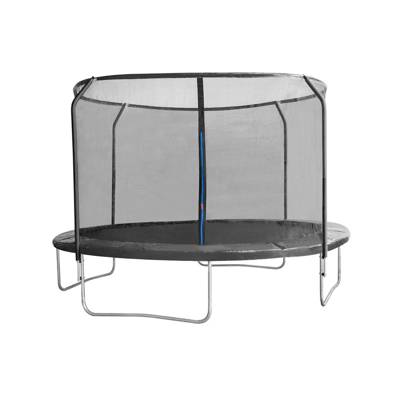 Ripley Freeport Park 305cm Round Backyard Trampoline with Safety Enclosure, Black