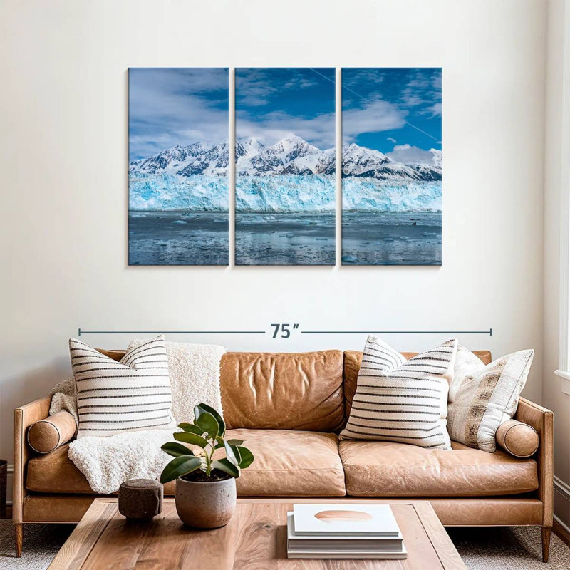 Sebbie Hubbarb Glacier Mountains, 36" H x 57" W
