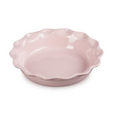 Le Creuset Heritage Fluted Pie Dish 9 In Chiffon Pink