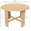 Ensemble de table de salle à manger en bois massif 5 pièces avec chaises rembourrées Eichorn