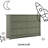 Crescent 6 Drawer Double Dresser-110438765