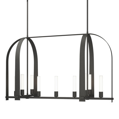 Luminaire suspendu linéaire à 9 lumières pour îlot de cuisine Triomphe