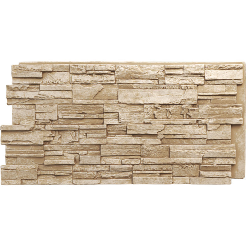 EverStone Cascade Faux Stone Panel, Sandstone