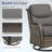 Koba 5-Piece Outdoor Conversation Set – Swivel Rocking Chairs with Ottomans & Side Table-51131193-51131190
