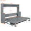 Lit escamotable mural avec tablettes-913432449-913432450