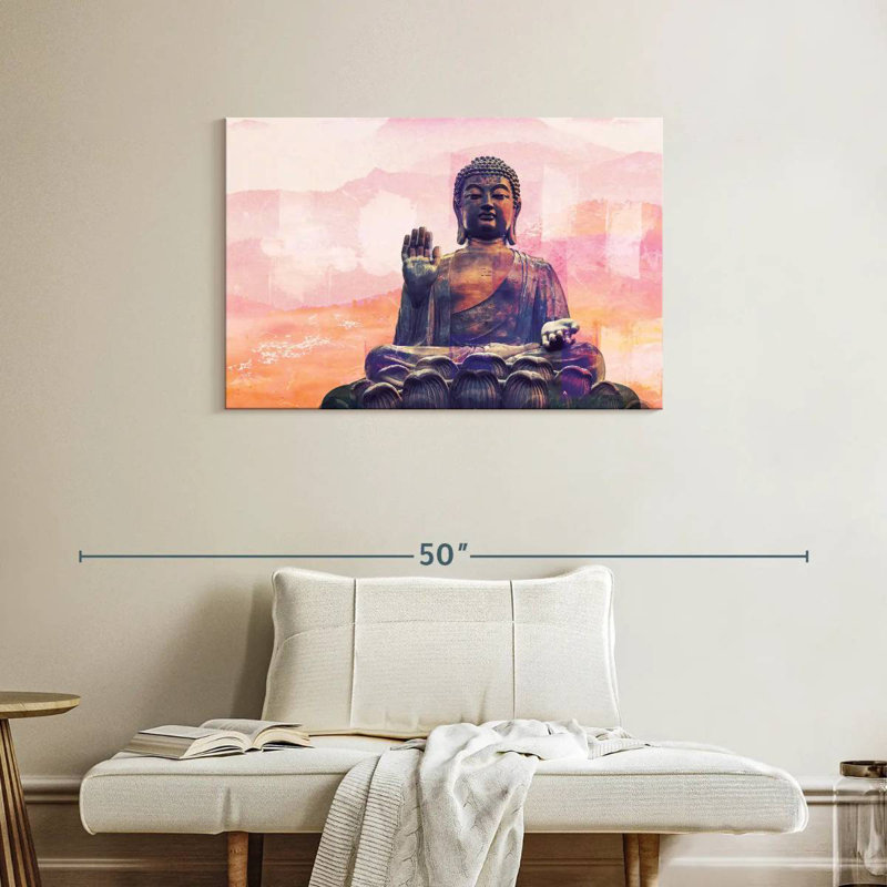 Adella Hengshan Bouddha assis, H 24 po x l 36 po