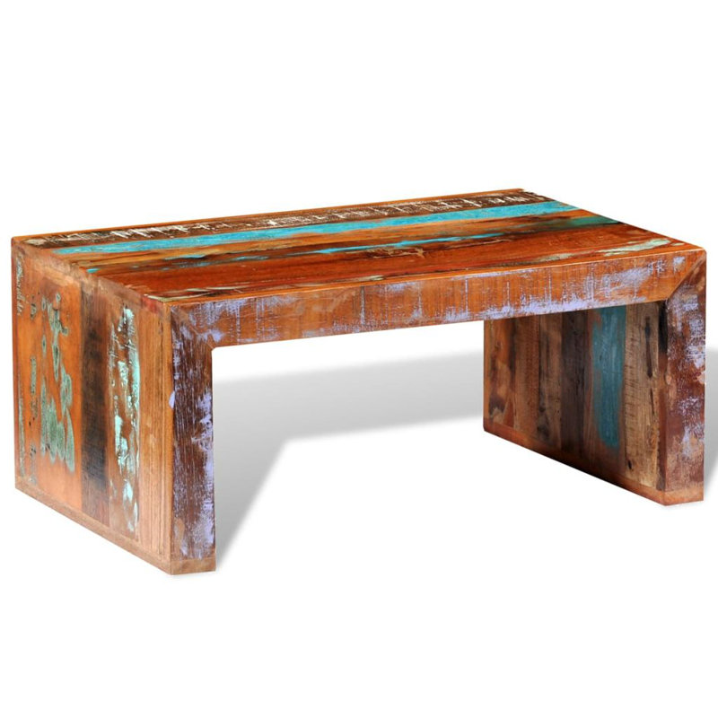 Aiyana Solid Wood Sled Coffee Table