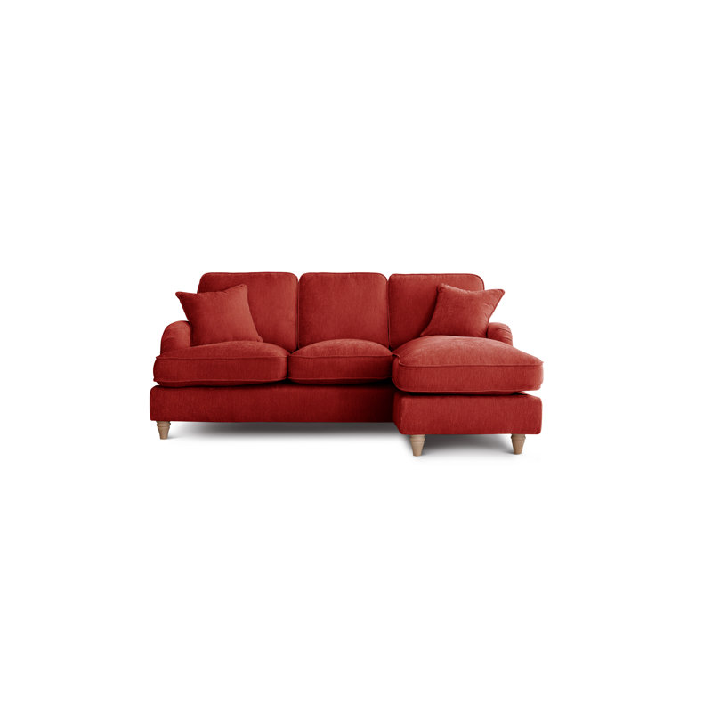 Galilee Right Hand Facing Chaise Sofa, Apricot