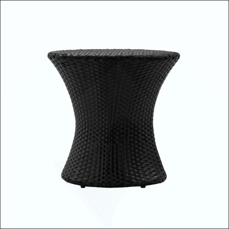 Table en sablier en sablier sans plateau en verre