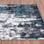 Tapis abstrait turquoise / gris Elkmont-1770521783
