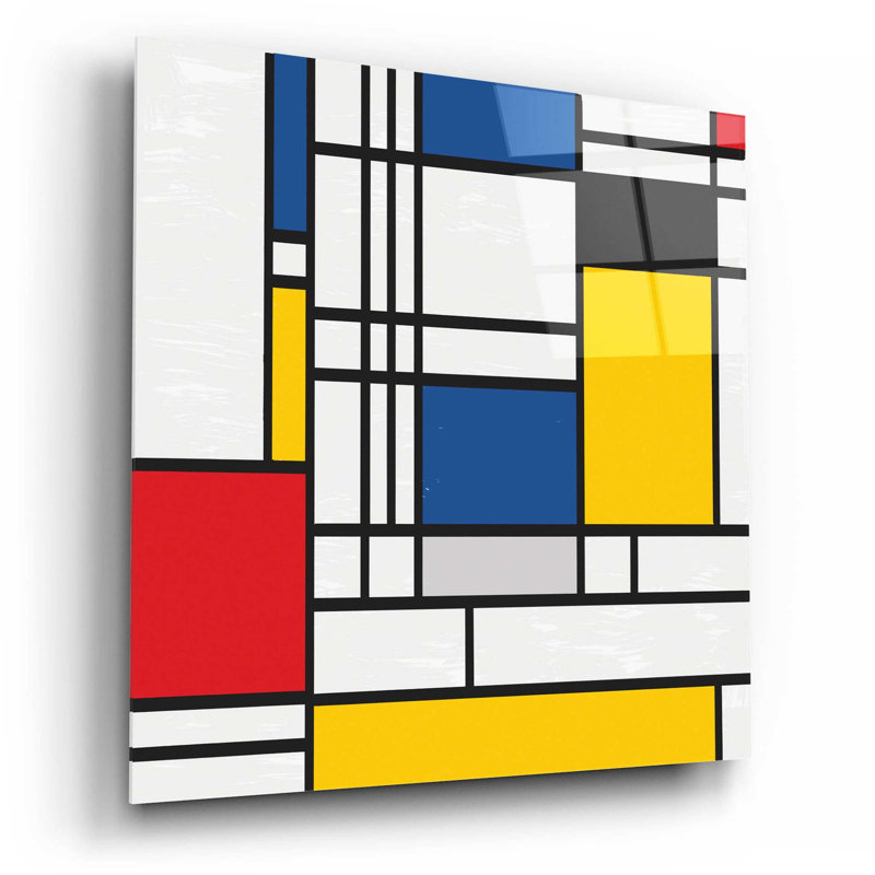 Mondrian NFT2 par Epic Portfolio - impression sans cadre, H 12 po x l 12 po x P 0,13 po