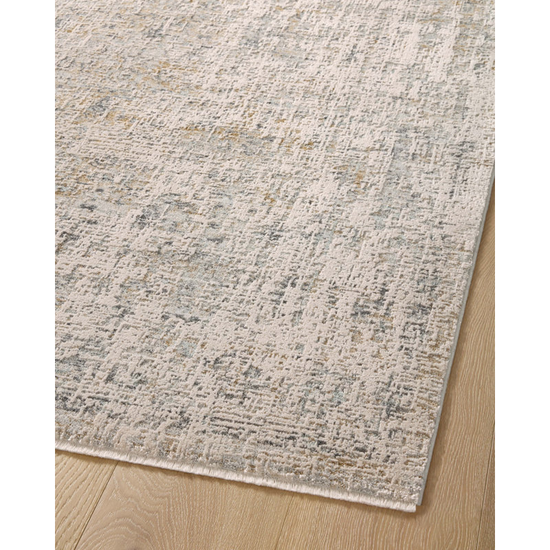 Amber Lewis x Loloi Alie Sand / Sky Area Rug, Rectangle 2'3" x 3'10"