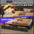 Upholstered Sofa Bed With 2 Storage Drawers, Charging Station And LED Lights-1611247743