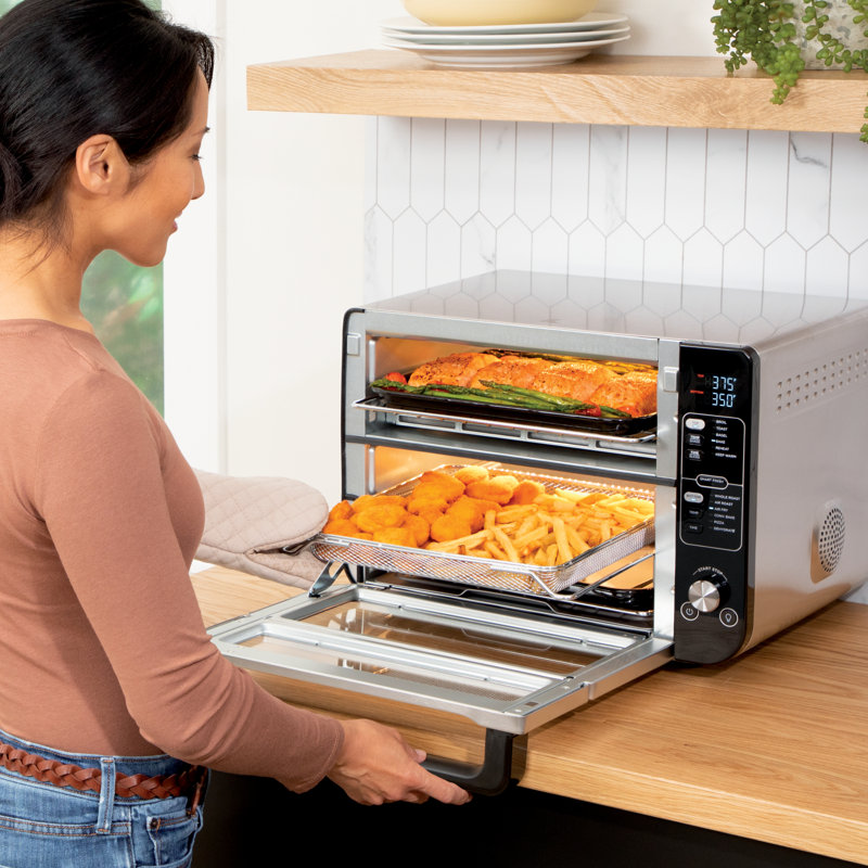 Four double Ninja DCT401C 12 en 1 avec FlexDoor, four à convection rapide et four à air frit