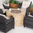 Arrika 4-Person Outdoor Conversation Set With Cushions