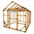 8' W x 12' D DIY Storage Shed Kit