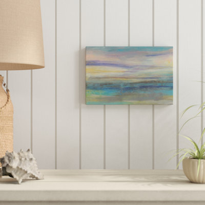 «Lilac Horizon II», peinture sur toile