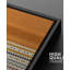 Motif géométrique géométrique du sud-ouest à motif géométrique de blocs de couleur rouille, formes abstraites, chic moderne sur toile, impression de 2 pièces-92285457-92285458