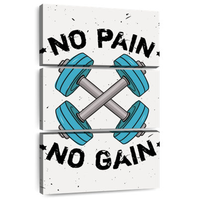 Tergel No Pain No Gain Fitness Quote