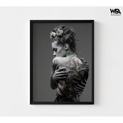 Jungle Fashion 1 By Design Fabrikken, Tattoo Studio Female Art Wall Decor, Tattoo Store Waiting Room Print, Artsy Friend Gift Idea
