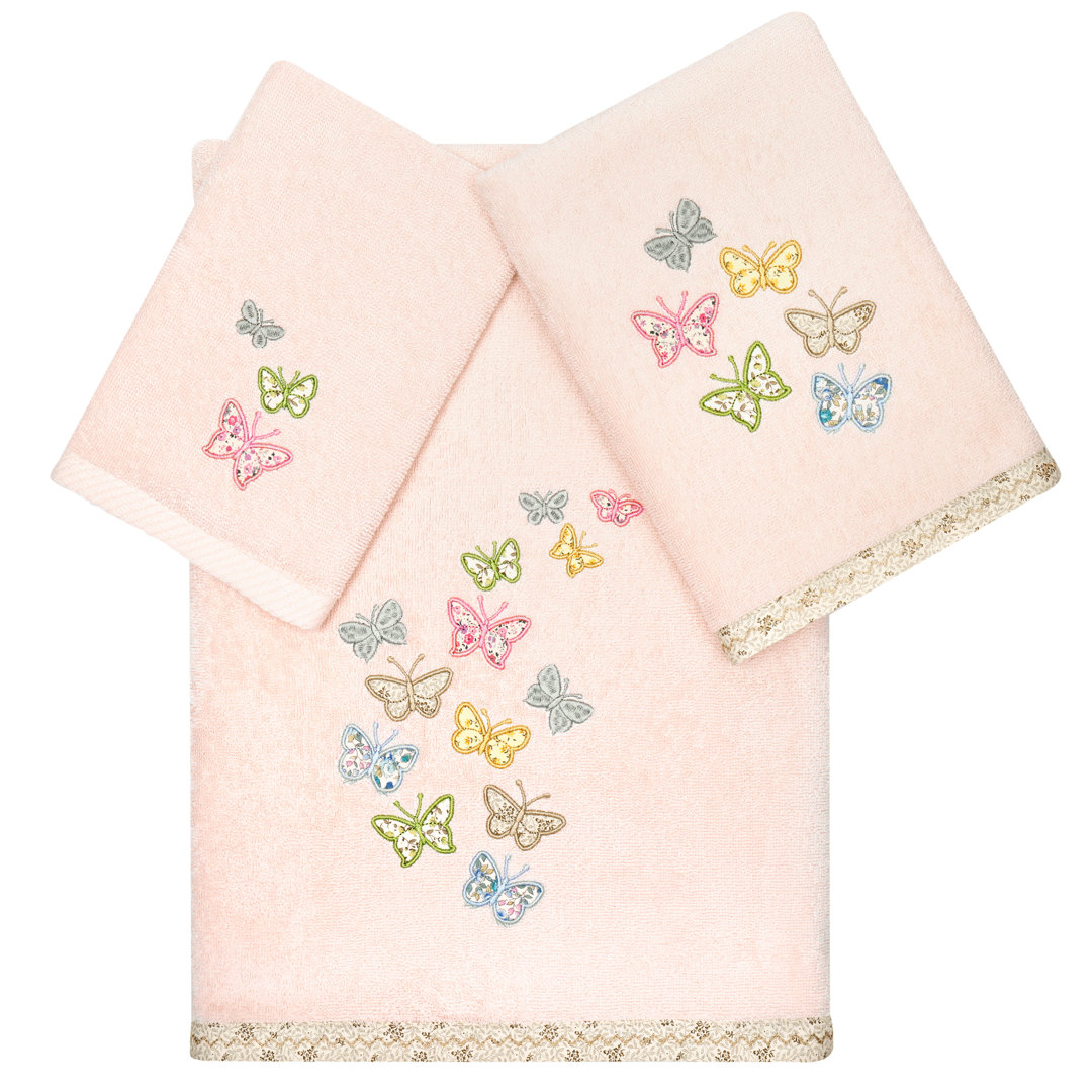  3 Piece 100% Turkish Cotton Towel Set Linum Home Textiles 