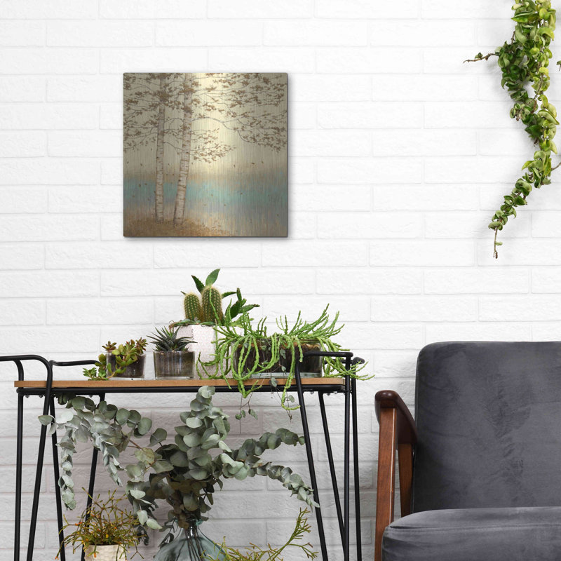 «Golden Birch I» par James Wiens, H 12 po x l 12 po