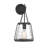 Caaliyah Metal Armed Sconce in Matte Black-84795910