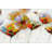 Dotted Flowers - Framed Canvas for Living Room Decor