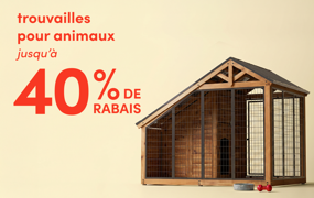 trouvailles pour animaux en solde